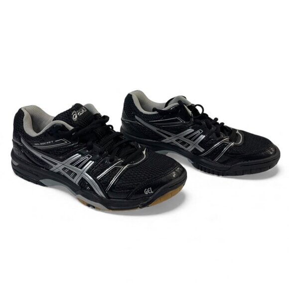 Asics Shoes - Asics Womens Gel Athletic Shoes Black/Silver Size 6 US Synthetic Leather, Rubber